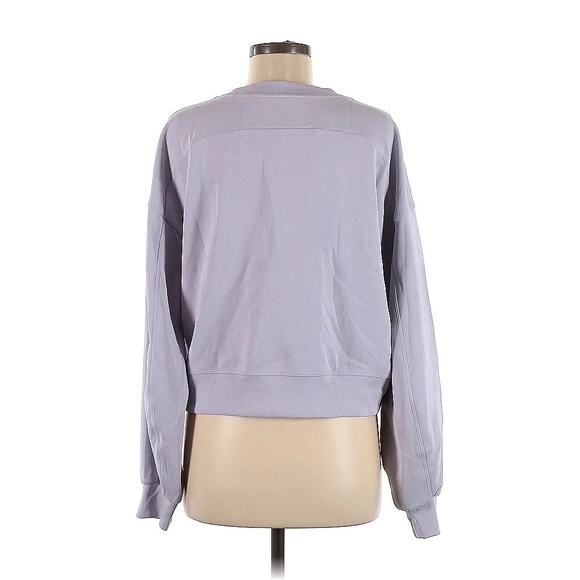 Lululemon Sweatshirt Softstreme Perfectly Oversized Pullover Crewneck Purple - Picture 5 of 8